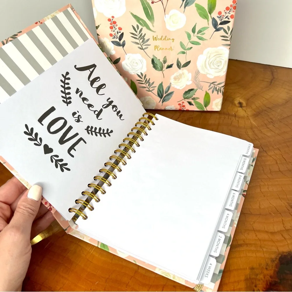 Caledonia Design Co. Store Wedding Planner Book and Organizer with Gift Box